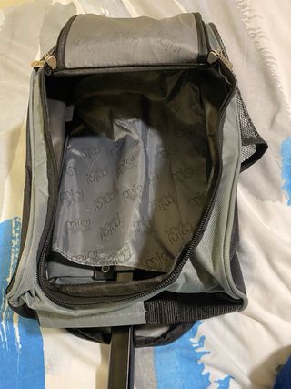 Maleta de cabina MINI MAX negra y gris