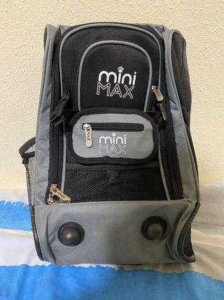 Maleta de cabina MINI MAX negra y gris
