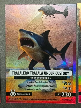 Carta  Brainrot Tralalero Tralala Under Custody 81