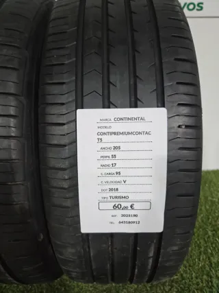 205 55 17 95V CONTINENTAL CONTIPREMIUMCONTACT T5