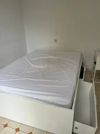 Cama IKEA BRIMNES con colchón