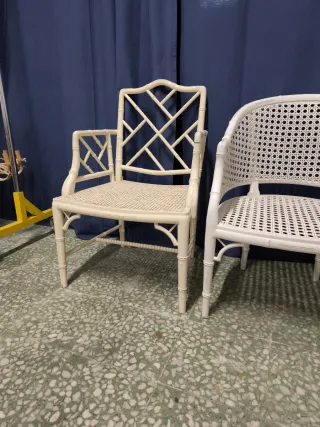 Butacas Bambú Vintage