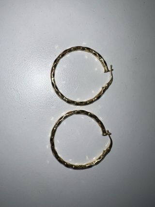 Pendientes Aro Oro 9K