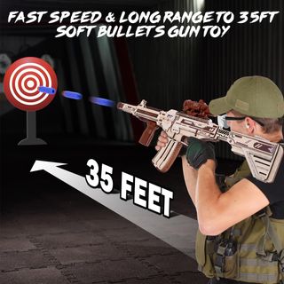Puzzle Madera Fusil Asalto M416 Nerft Gun