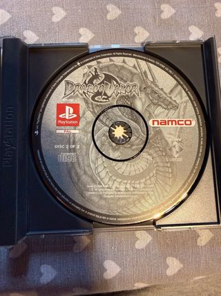 Dragon Valor PS1 Namco PAL