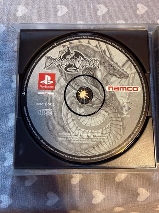 Dragon Valor PS1 Namco PAL