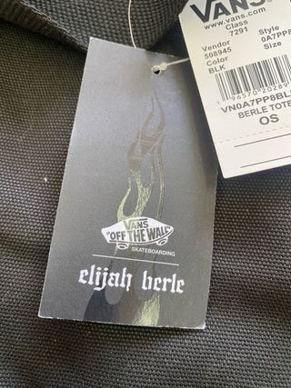 Bolso Tote Vans Elijah Berle Negro