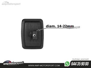 RETROVISOR UNIVERSAL COMPLETO PARA TRACTORES 230X180MM