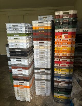 Cajas Plástico Apilables Alimentos.