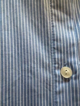 Camisa Massimo Dutti Rayas Azul