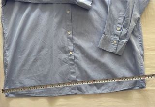 Camisa Massimo Dutti Rayas Azul