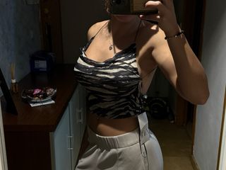 Top cebra espalda abierta