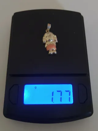 Colgante Vintage Muñeca en Plata 925