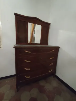 Letto matrimoniale, Comò,  2 Comodini anni '50