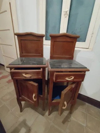 Letto matrimoniale, Comò,  2 Comodini anni '50