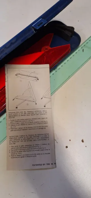 Triangolo Emergenza Fiat Lancia Originale
