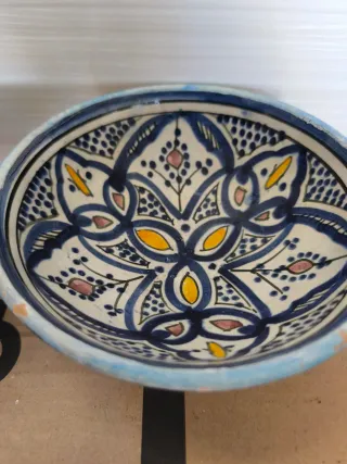 2 Cuencos Cerámica Artesanal Estilo Safi