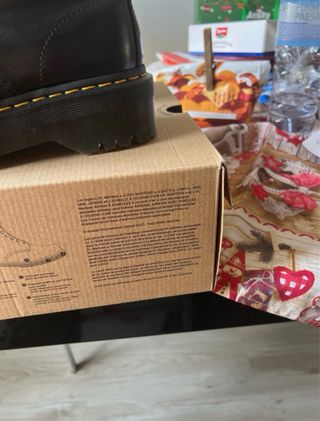 Dr. Martens Molly Black Buttero Stivali 39