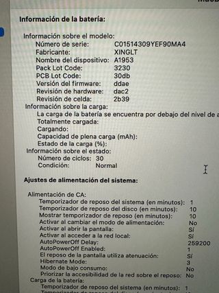 MacBook Pro 15 i7 32GB 2TB Tope de gama