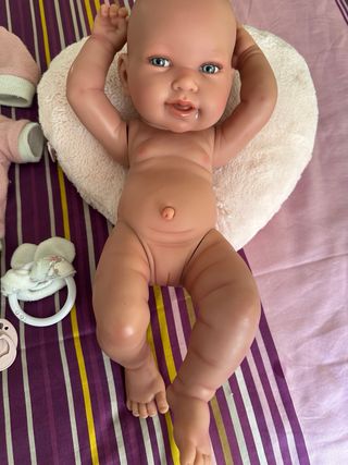 Muñeca Recién Nacida con Saco y Mordedor
