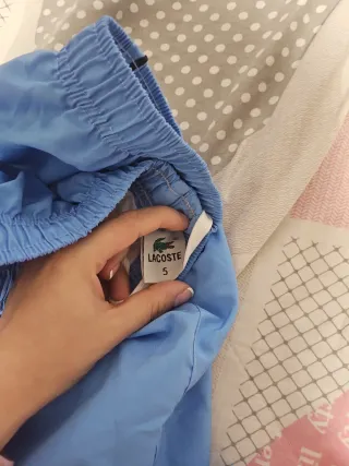 Pantalón chándal Lacoste azul