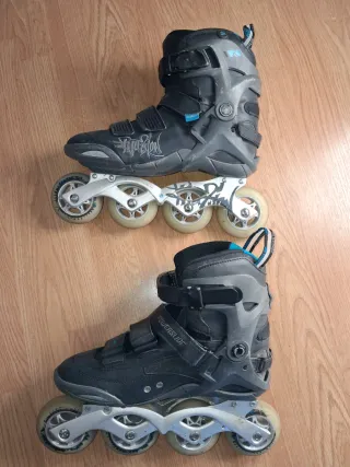 Patines en línea negros