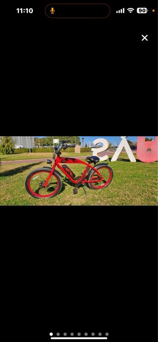 Bicicleta Eléctrica Felt Cruiser Roja red baron