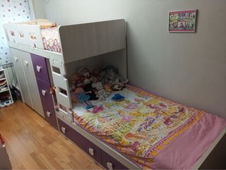 Cama tren infantil como nueva