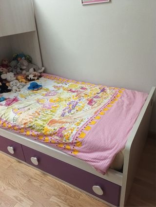 Cama tren infantil como nueva