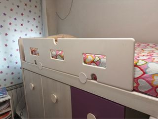 Cama tren infantil como nueva