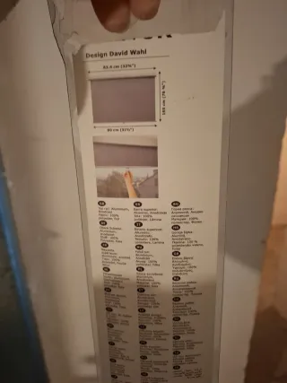 Persiana gris para ventana