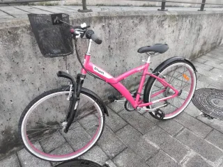 Bicicleta Paseo Niña Rosa