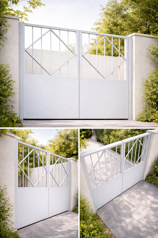 Puertas abatibles metálicas a medida