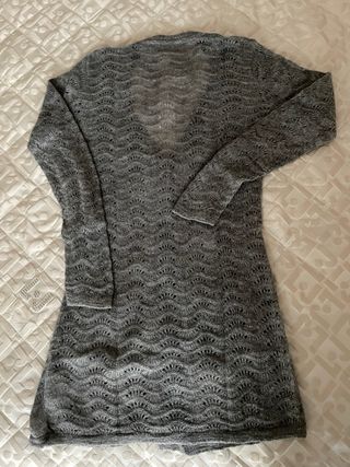 Cardigan lungo Gaudì grigio