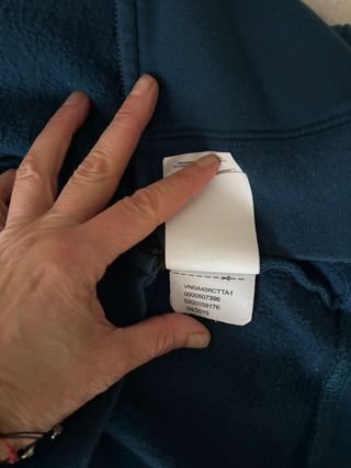 Sudadera Vans Azul Teal con Cremallera