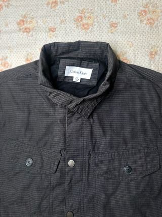 Calvin Klein Jaqueta Texturizada Preta