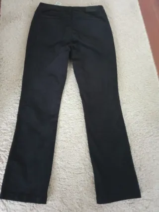 Pantalón recto Cortefiel negro