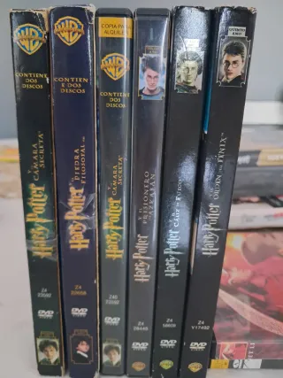 Pack 6 Películas Harry Potter DVD