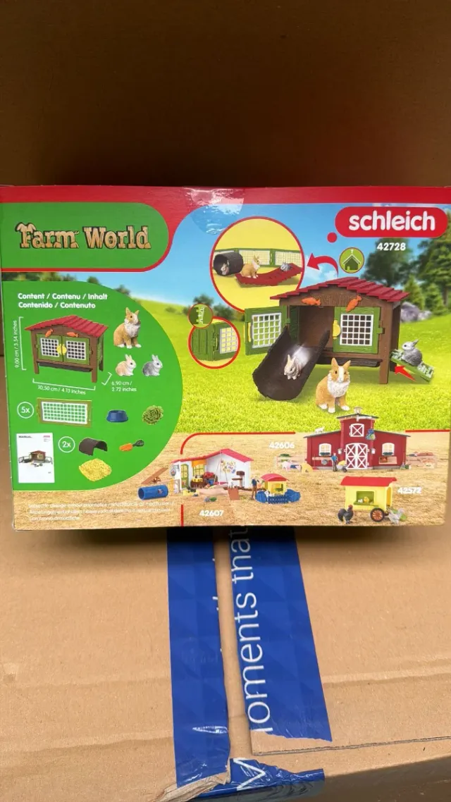 Mini casa conejos juguete