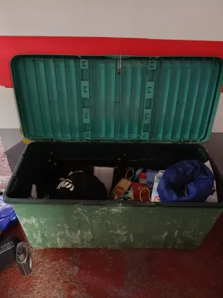 Arcón Baúl Exterior Plástico Verde