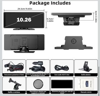 Pantalla Carplay Coche 10.26 Inalámbrica NUEVO