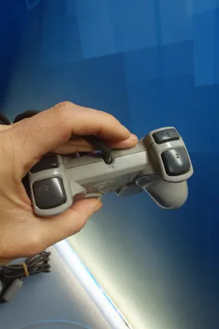 2 Mandos PlayStation grises para piezas