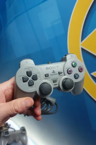 2 Mandos PlayStation grises para piezas