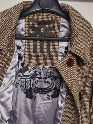 Chaqueta corta jaspeada mujer