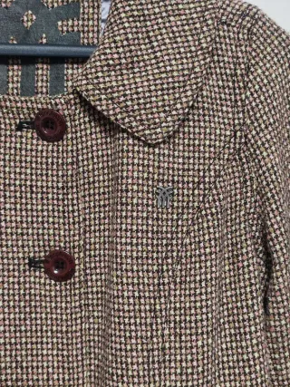 Chaqueta corta jaspeada mujer