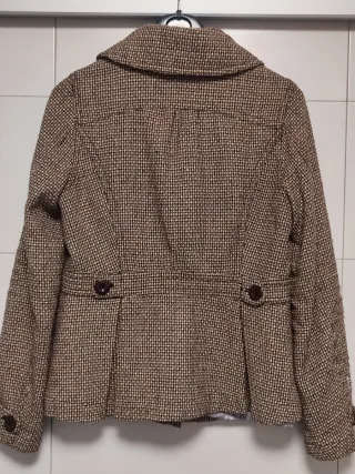 Chaqueta corta jaspeada mujer