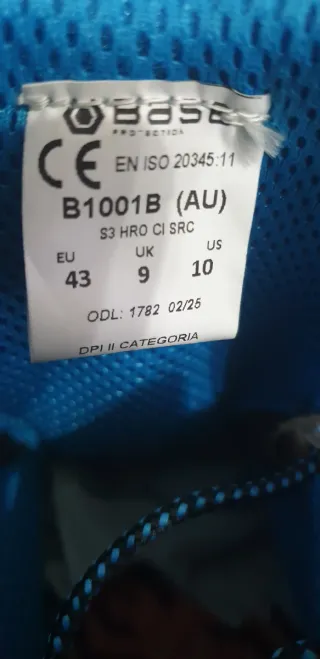 Scarpe da lavoro antinfortunistiche Base numero 43