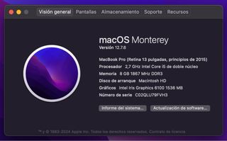 MacBook Pro 13” Intel Core i5, 8GB RAM, 128GB