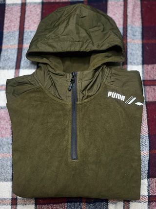 Casaco Polar Puma Tamanho M Verde Oliva