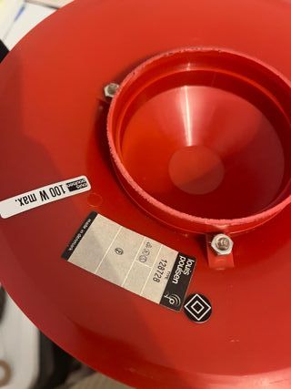 Lámpara Pie PH Louis Poulsen Roja/Blanca